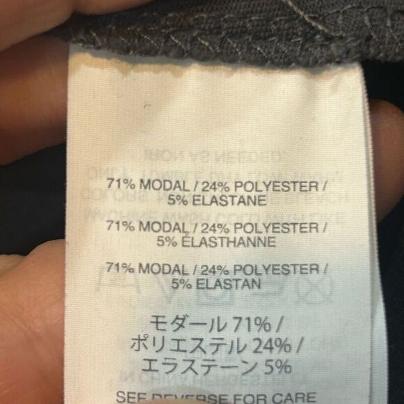 Madewell sand wash  gray sleeveless mock neck casual modal shift‎ dress size XS - Picture 9 of 10